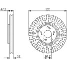 BOSCH Bremsscheibe 0 986 479 741