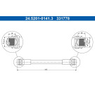 24.5201-0141.3 Bremsschlauch 24.5201-0141.3 Bremsschlauch