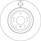TRW | Bremsscheibe | DF6833S