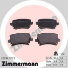 Zimmermann | Bremsbelagsatz, Scheibenbremse | 23914.170.1
