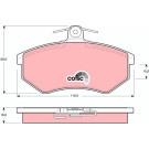 GDB430 Bremsbelagsatz, Scheibenbremse COTEC