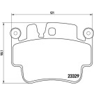 Brembo | Bremsbelagsatz, Scheibenbremse | P 65 009