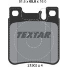 Textar | Bremsbelagsatz, Scheibenbremse | 2130503