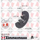Zimmermann Bremsscheibe Coat Z 180.3035.20