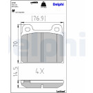 Delphi | Bremsbelagsatz, Scheibenbremse | LP20 Delphi | Bremsbelagsatz, Scheibenbremse | LP20