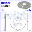 Delphi | Bremsscheibe | BG3421