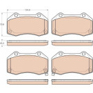 GDB1979 Bremsbelagsatz, Scheibenbremse GDB1979 Bremsbelagsatz, Scheibenbremse