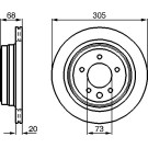 BOSCH | Bremsscheibe | 0 986 478 660