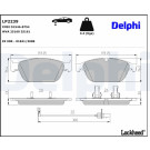 Delphi | Bremsbelagsatz, Scheibenbremse | LP2239 Delphi | Bremsbelagsatz, Scheibenbremse | LP2239