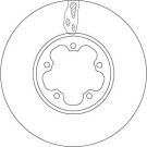 TRW | Bremsscheibe | DF6781S