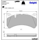 Delphi Bremsbelagsatz, Scheibenbremse LP2053