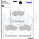 Delphi | Bremsbelagsatz, Scheibenbremse | LP2046 Delphi | Bremsbelagsatz, Scheibenbremse | LP2046