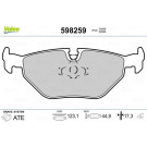 Valeo | Bremsbelagsatz, Scheibenbremse | 598259 Valeo | Bremsbelagsatz, Scheibenbremse | 598259