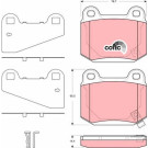 GDB3350 Bremsbelagsatz, Scheibenbremse COTEC GDB3350 Bremsbelagsatz, Scheibenbremse COTEC