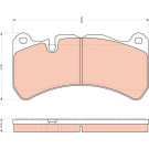 GDB1739 Bremsbelagsatz, Scheibenbremse GDB1739 Bremsbelagsatz, Scheibenbremse