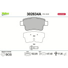 Valeo | Bremsbelagsatz, Scheibenbremse | 302634A