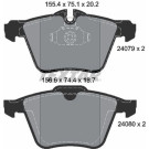 Textar Bremsbelagsatz, Scheibenbremse Q+ 2407903