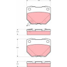 GDB3308 Bremsbelagsatz, Scheibenbremse GDB3308 Bremsbelagsatz, Scheibenbremse