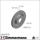 470.2409.20 Bremsscheibe COAT Z