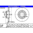 24.0110-0232.1 Bremsscheibe 24.0110-0232.1 Bremsscheibe