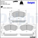 Delphi | Bremsbelagsatz, Scheibenbremse | LP1773 Delphi | Bremsbelagsatz, Scheibenbremse | LP1773