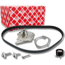 FEBI BILSTEIN 32731 Wasserpumpe + Zahnriemensatz 123 Zähne, 27mm, mit abgerundetem Zahnprofil, Metall FEBI BILSTEIN 32731 Wasserpumpe + Zahnriemensatz 123 Zähne, 27mm, mit abgerundetem Zahnprofil, Metall