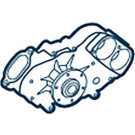 OE Germany | Wasserpumpe, Motorkühlung | 02 2000 083002