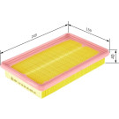 BOSCH 1 457 433 290 Luftfilter