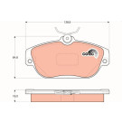 GDB837 Bremsbelagsatz, Scheibenbremse COTEC GDB837 Bremsbelagsatz, Scheibenbremse COTEC