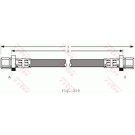 TRW | Bremsschlauch | PHA216 TRW | Bremsschlauch | PHA216