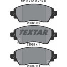 Textar | Bremsbelagsatz, Scheibenbremse | 2308801