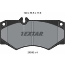 Textar | Bremsbelagsatz, Scheibenbremse | 2105601