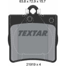 Textar | Bremsbelagsatz, Scheibenbremse | 2191903