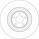 TRW | Bremsscheibe | DF4268S