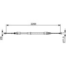 1 987 482 409 Seilzug, Feststellbremse 1 987 482 409 Seilzug, Feststellbremse