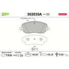 Valeo | Bremsbelagsatz, Scheibenbremse | 302035A Valeo | Bremsbelagsatz, Scheibenbremse | 302035A