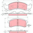 GDB4054 Bremsbelagsatz, Scheibenbremse GDB4054 Bremsbelagsatz, Scheibenbremse