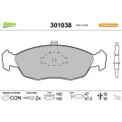 301038 Bremsbelagsatz, Scheibenbremse ESSENTIAL
