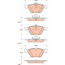 GDB1815 Bremsbelagsatz, Scheibenbremse GDB1815 Bremsbelagsatz, Scheibenbremse