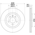 Hella | Bremsscheibe | 8DD 355 102-741