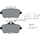 Textar Bremsbelagsatz, Scheibenbremse Q+ 2521509
