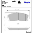 Delphi Bremsbelagsatz, Scheibenbremse LP2034
