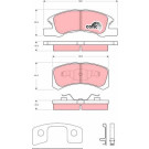 TRW Bremsbelagsatz, Scheibenbremse COTEC GDB3358