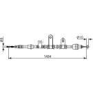 1 987 482 920 Seilzug, Feststellbremse 1 987 482 920 Seilzug, Feststellbremse