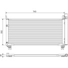 Valeo | Kondensator, Klimaanlage | 822661