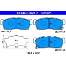 13.0460-5621.2 Bremsbelagsatz, Scheibenbremse