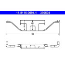 ATE | Feder, Bremssattel | 11.8116-0094.1