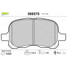 Valeo | Bremsbelagsatz, Scheibenbremse | 598579