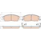 GDB3563 Bremsbelagsatz, Scheibenbremse GDB3563 Bremsbelagsatz, Scheibenbremse