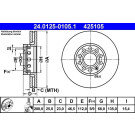 ATE | Bremsscheibe | 24.0125-0105.1